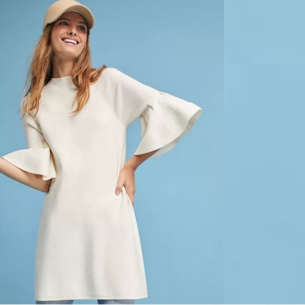 Anthropologie Moth Chester Bell Sleeve Tunic - Picture 3 of 8